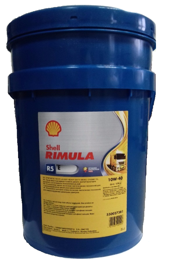Shell Rimula R5 Е 10W-40, 20 л