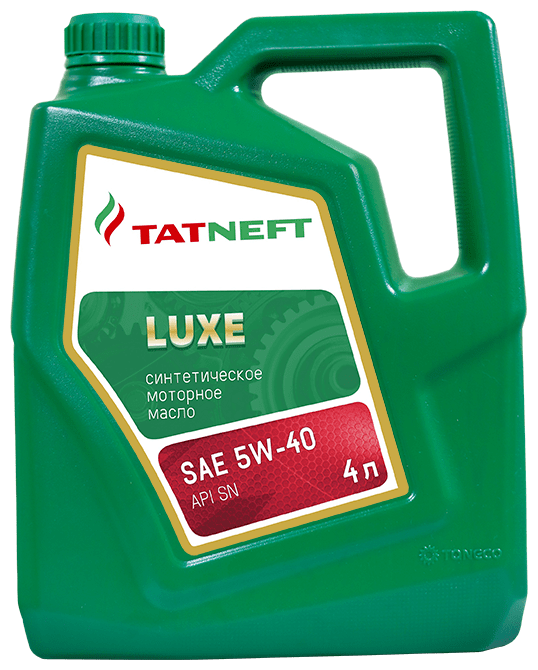 Масло моторное Татнефть LUXE 5W-40 SN 4л
